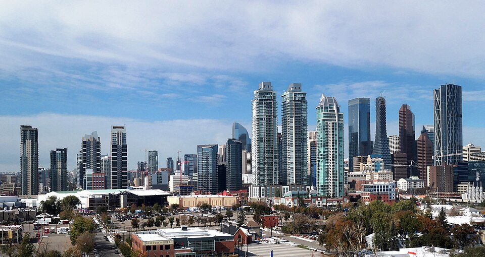 Calgary skyline overlooking the Bow River